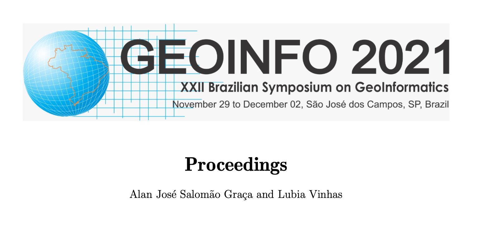 GEOINFO 2021 Proceedings Cover